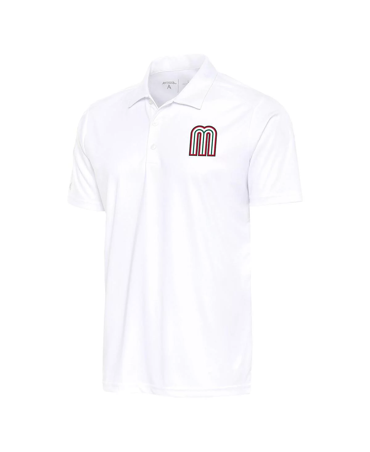 Antigua Mens White Mexico Baseball 2023 World Baseball Classic Tribute Polo 10290₽