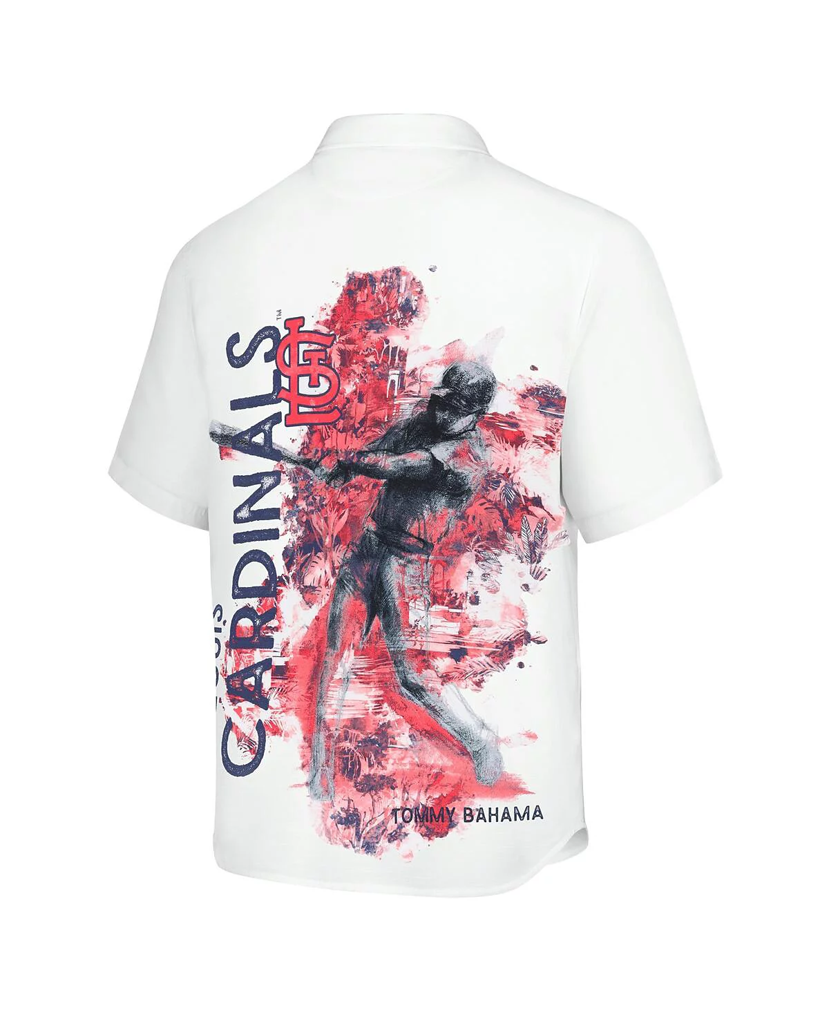 Мужская белая рубашка на пуговицах Tommy Bahama St. Louis Cardinals Veracruz Ace Islanders от Tommy Bahama