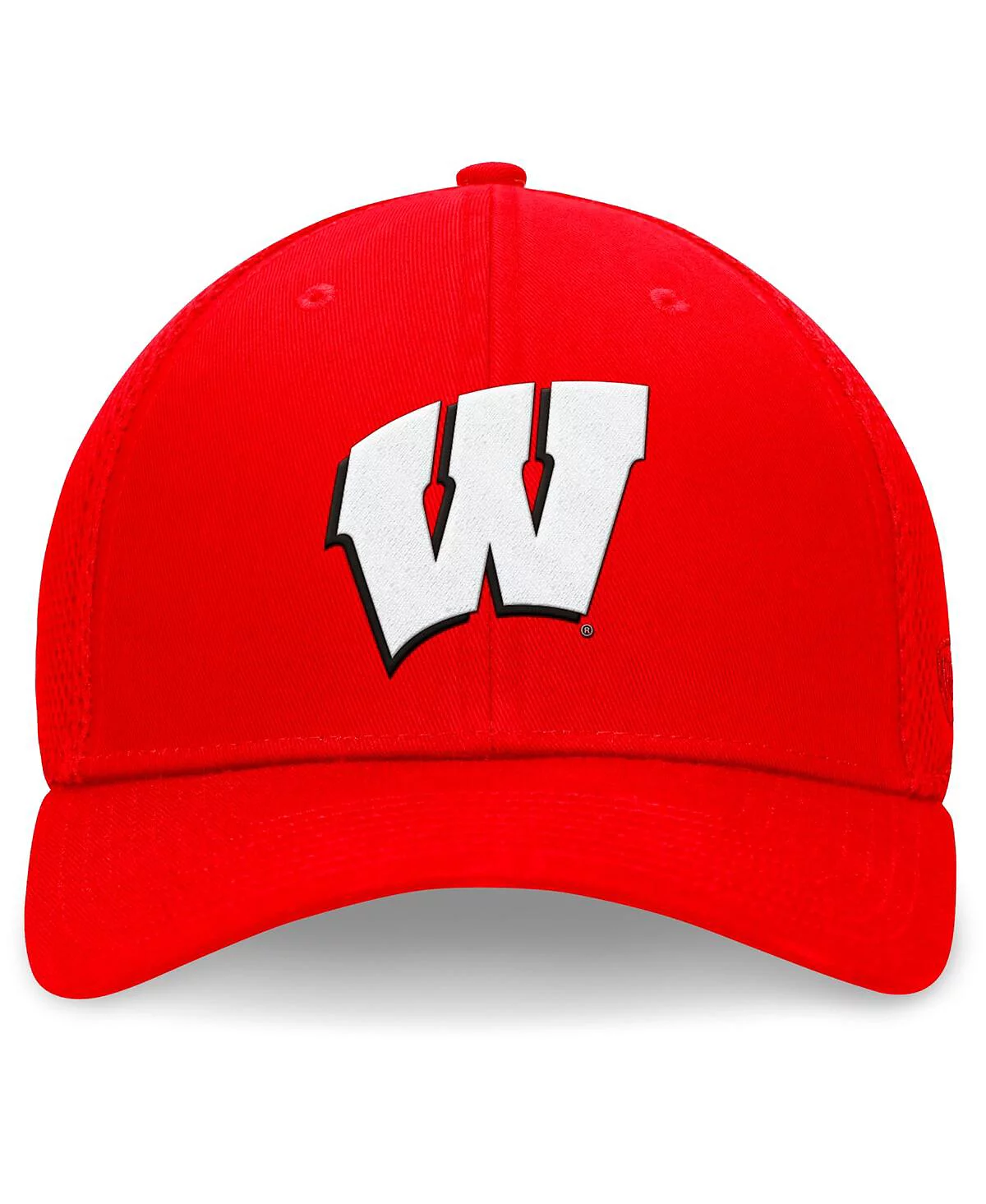 Top of the World Men's Red Wisconsin Badgers Spacer Flex Hat