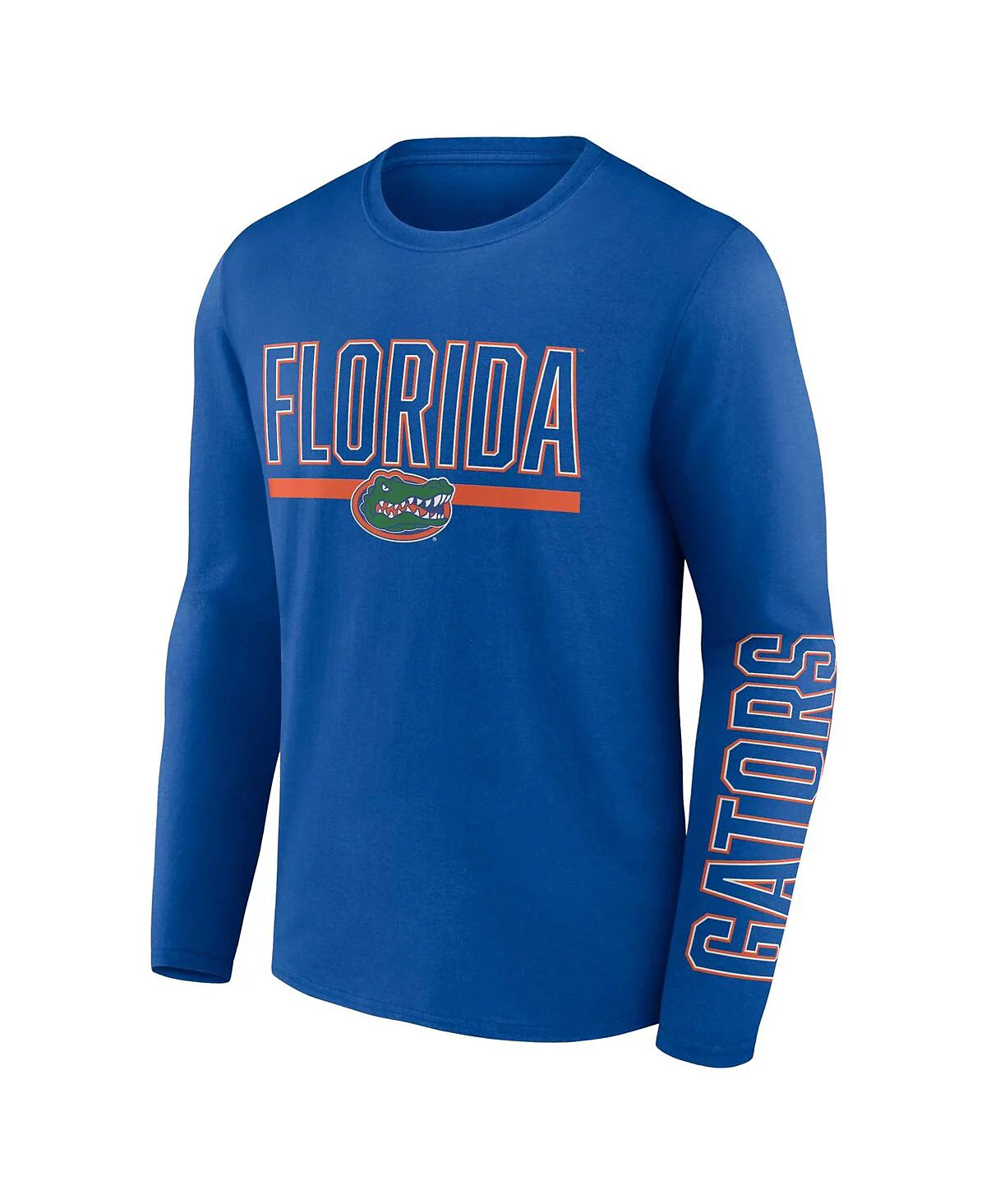 Profile Men's Royal Florida Gators Big Tall Two-Hit Graphic Long Sleeve T-Shirt
