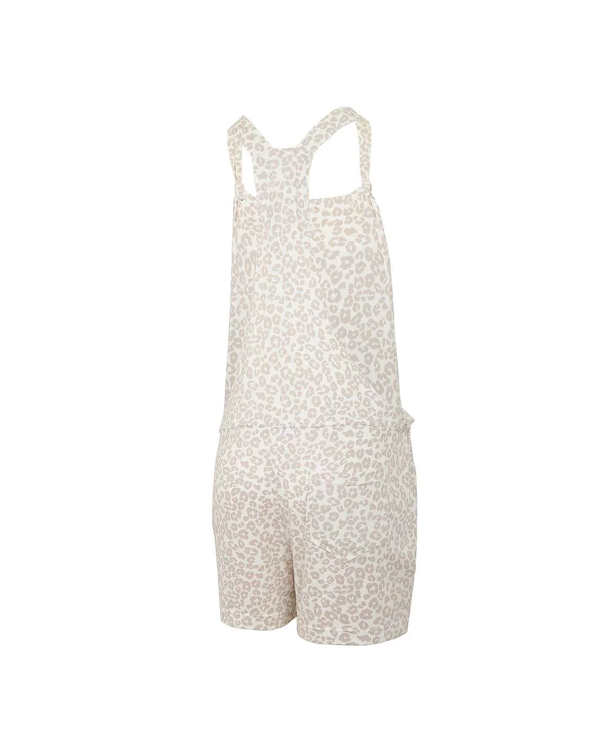 Concepts Sport Womens Cream Cleveland Guardians Montana Hacci Knit Romper Overalls 6990₽