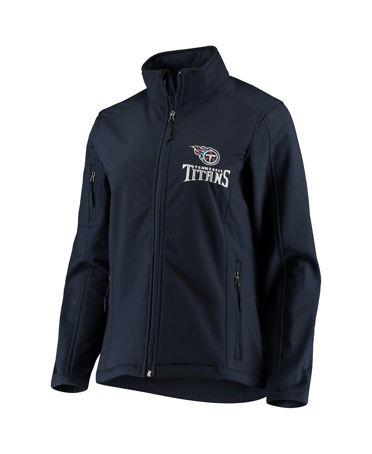 Dunbrooke Womens Navy Tennessee Titans Full-Zip Sonoma Softshell Jacket 17090₽