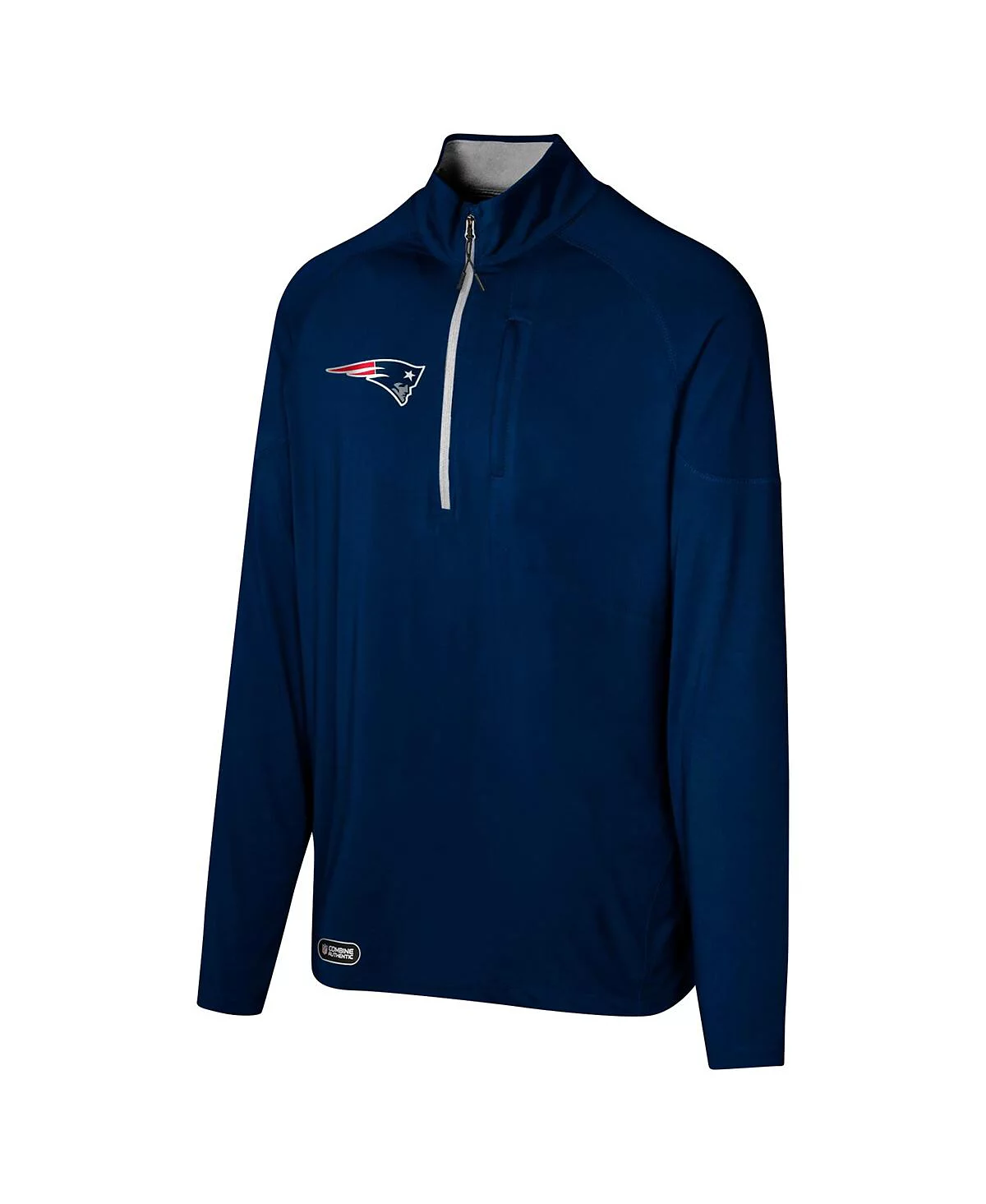Outerstuff Mens Navy New England Patriots Grind Iron Quarter-Zip Top 8390₽
