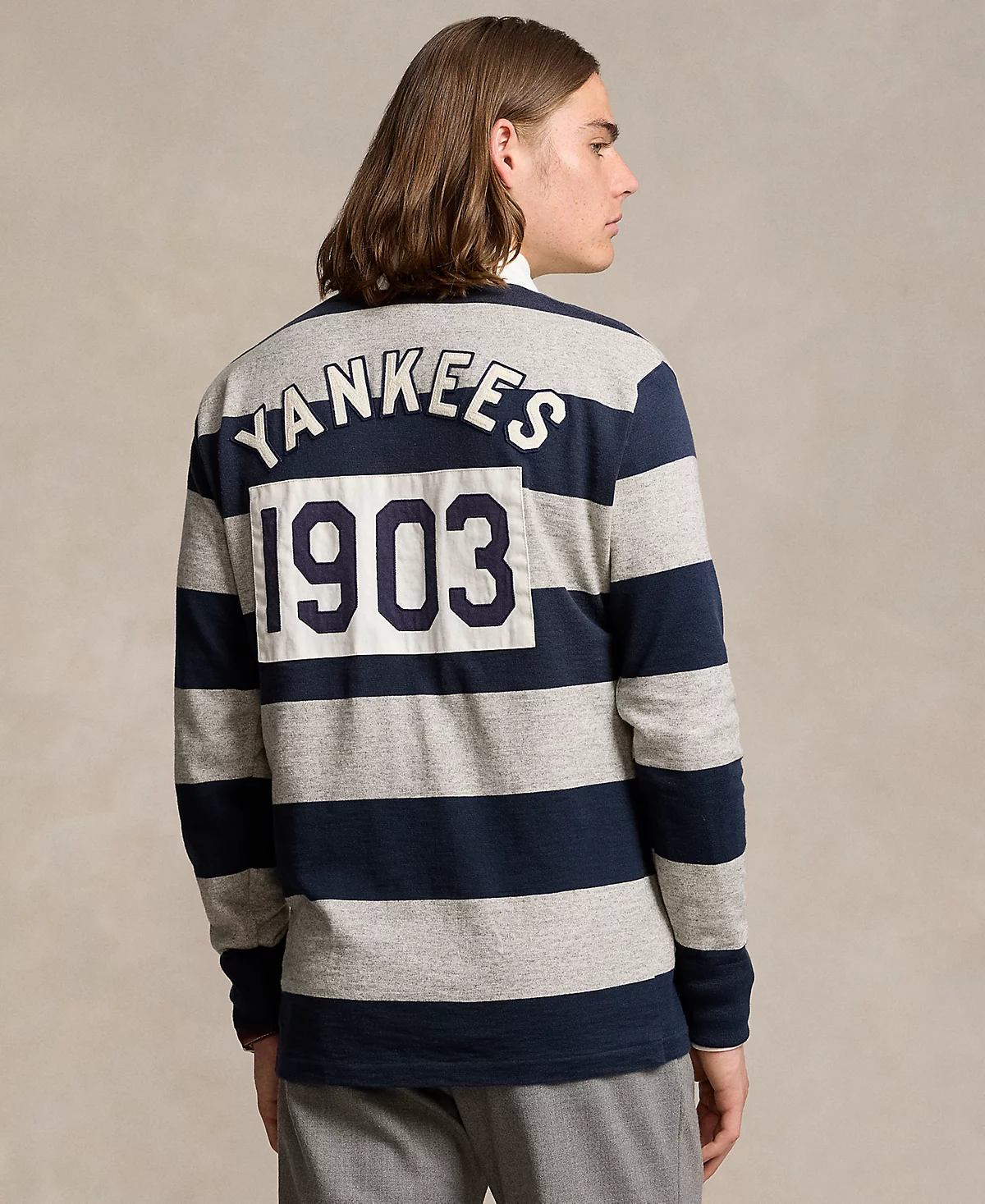 Мужская футболка Polo Ralph Lauren для регби Yankees