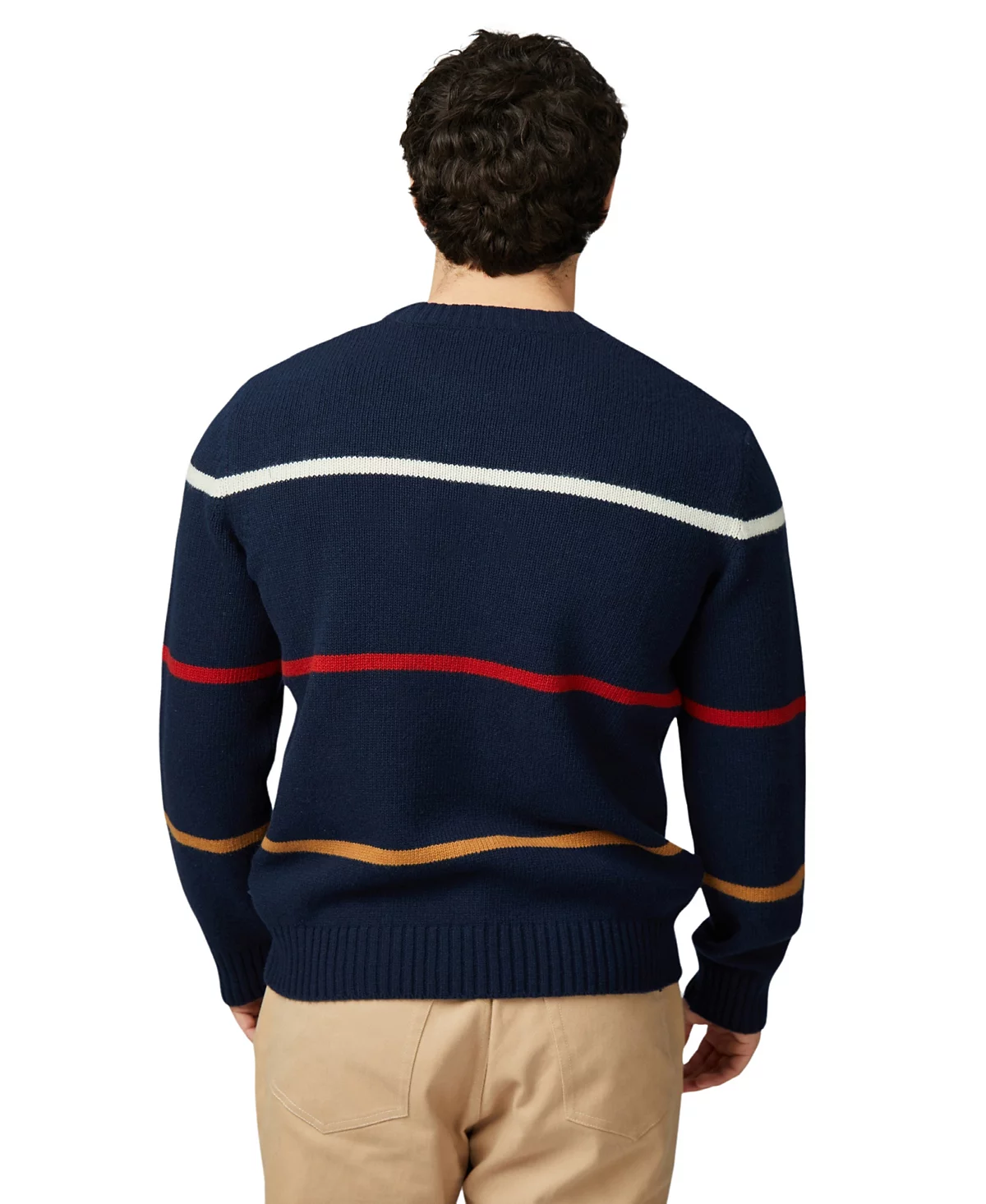 Мужской свитер с круглым вырезом в полоску от Ben Sherman 26490₽