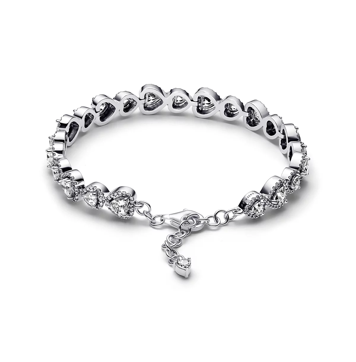 Браслет из стерлингового серебра Pandora Halo Hearts 66590₽