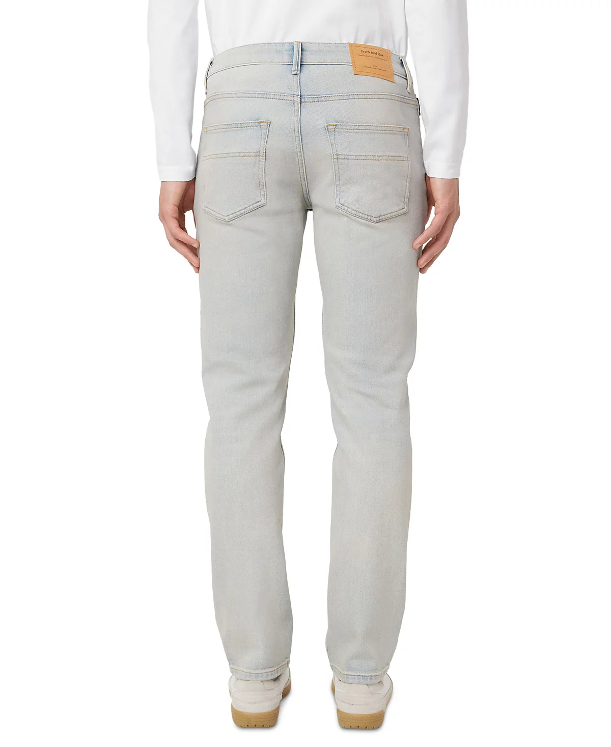 Мужские джинсы Adam зауженного кроя от Frank And Oak грязно-светло-индиго 22690₽