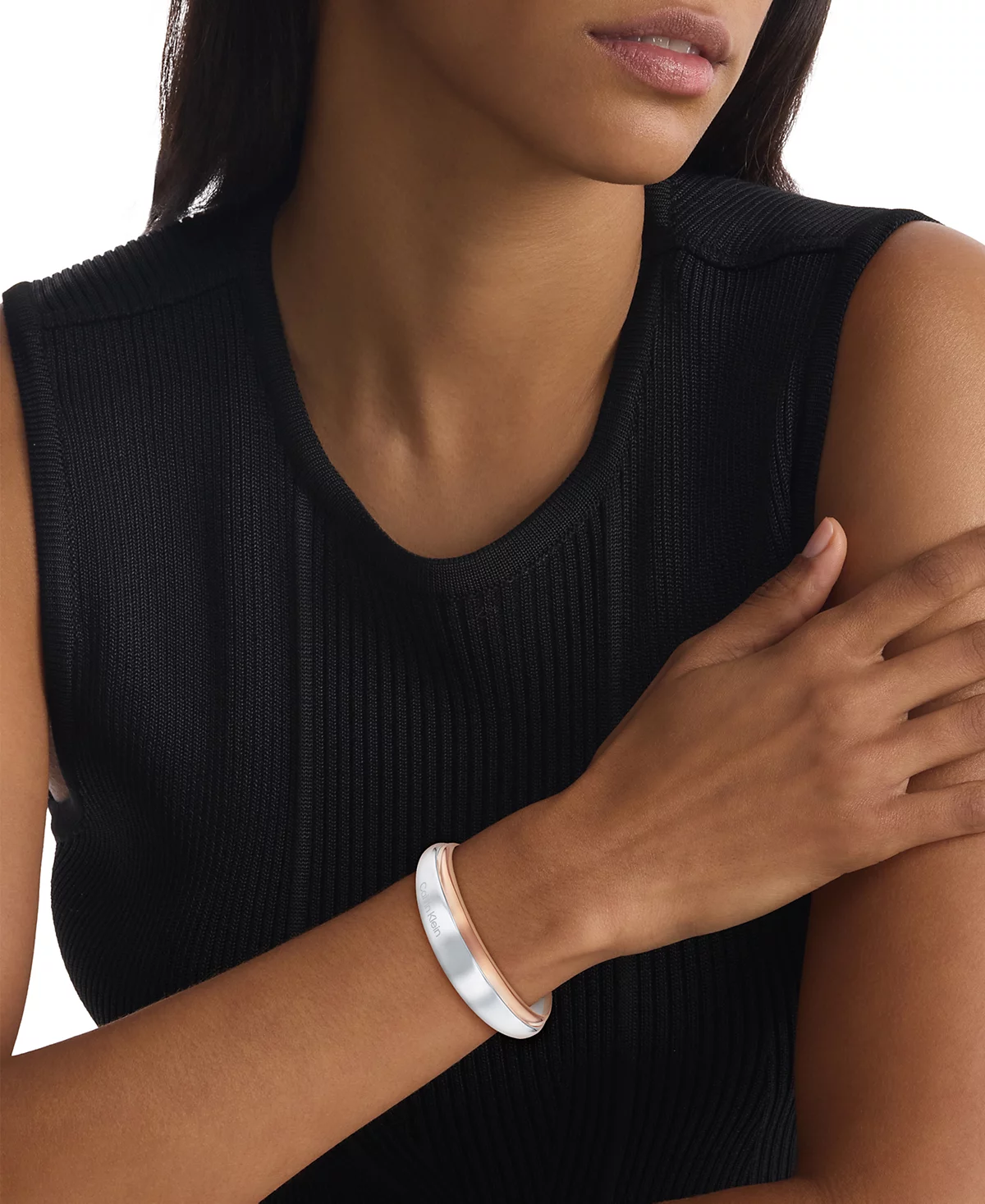 Двухцветный браслет Calvin Klein из нержавеющей стали 28590₽