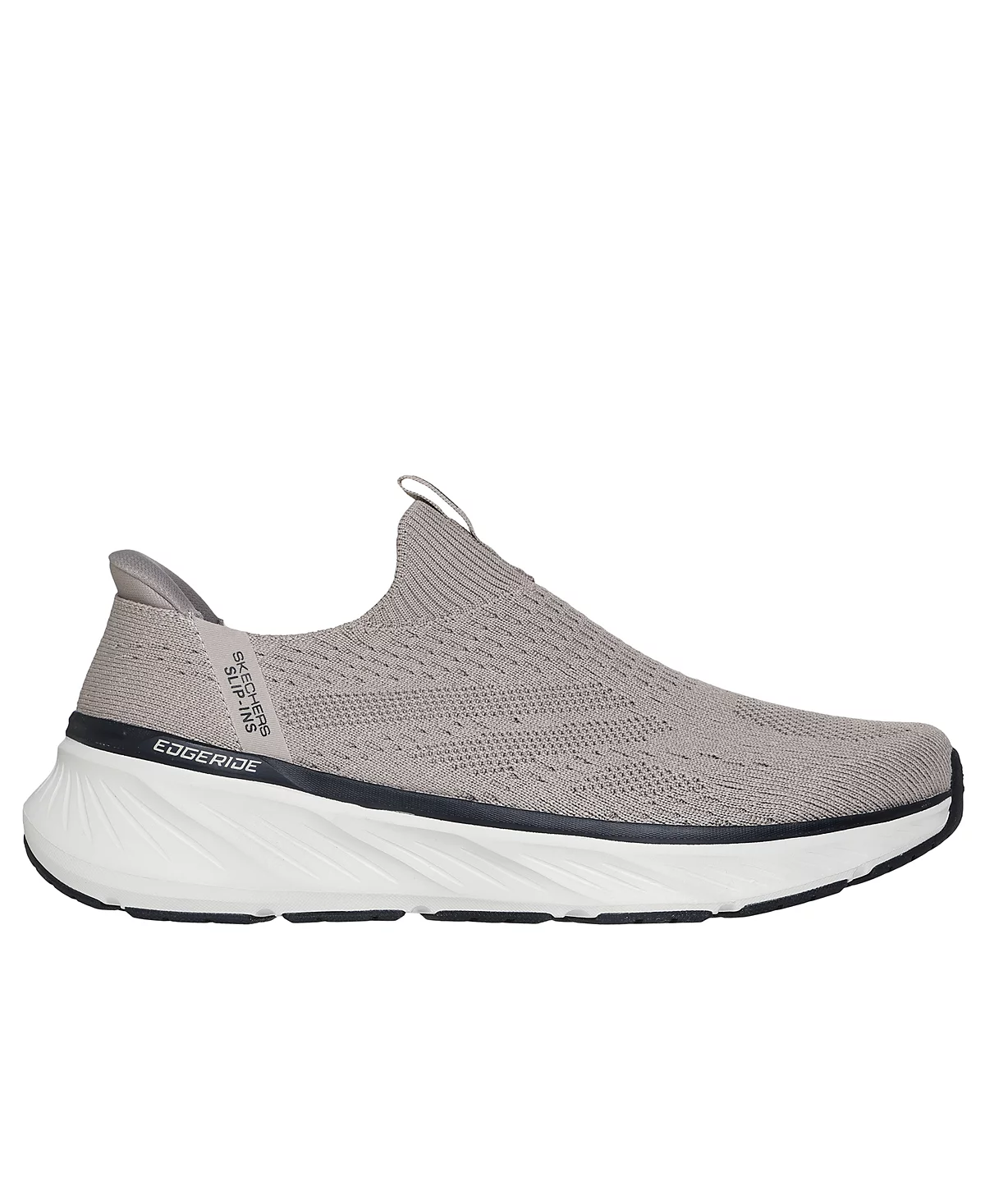 Мужские слипоны Skechers: Свободный крой - повседневные кроссовки Edgeride Commissioner Extra Wide от Finish Line