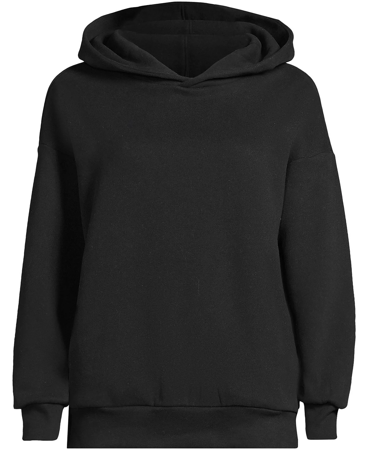Lands End Womens Serious Sweats Oversized Long Sleeve Hoodie Sweatshirt 14290₽