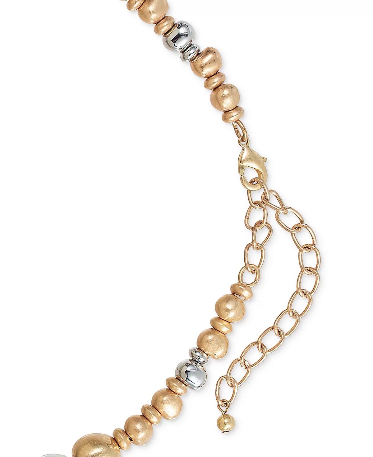 Style - Co Two-Tone Beaded All-Around Necklace 18 3 extender Exclusively at Macys 5990₽