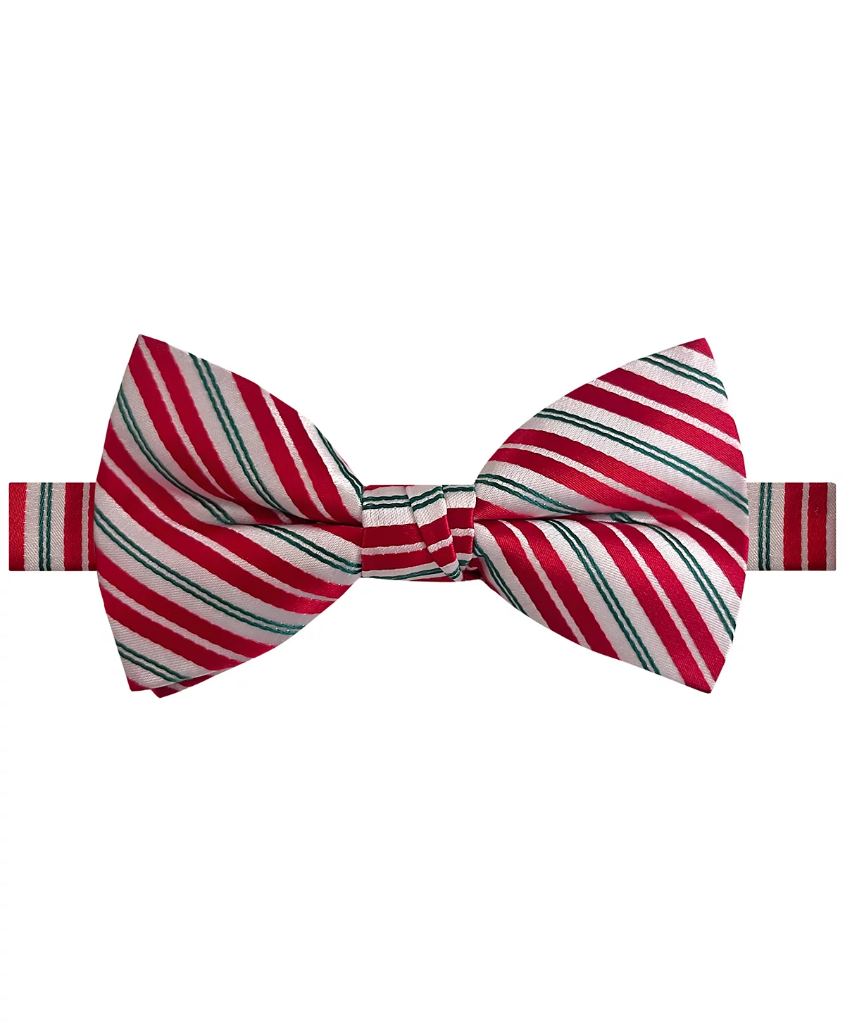 Men's Candy Cane Stripe Bow Tie