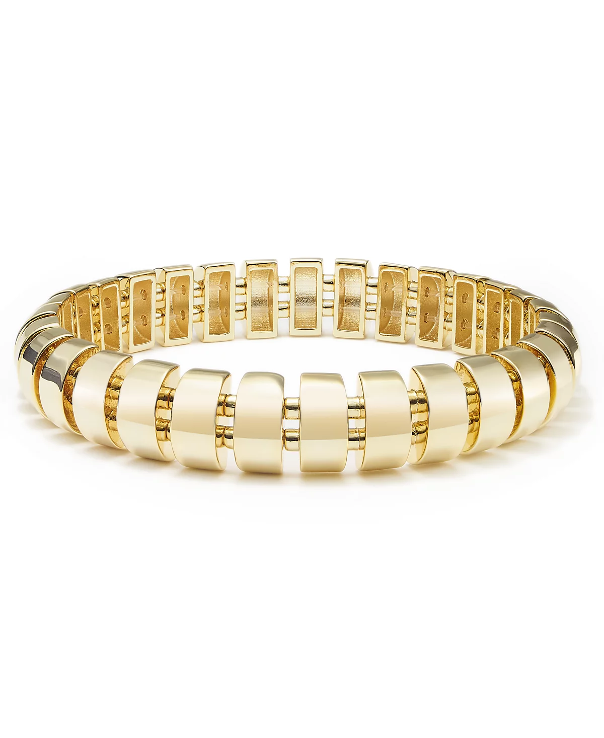 And Now This Gold Silver Plated Brass Stretch Bracelet 6890₽