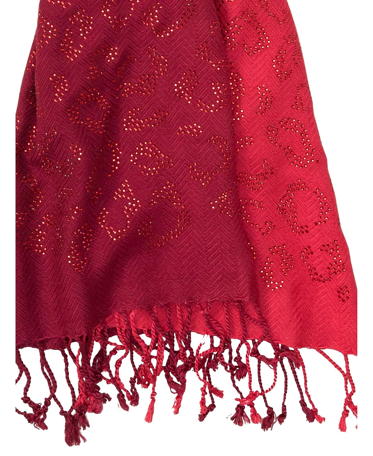 Olsen Rhinestone Leo Embellished Scarf