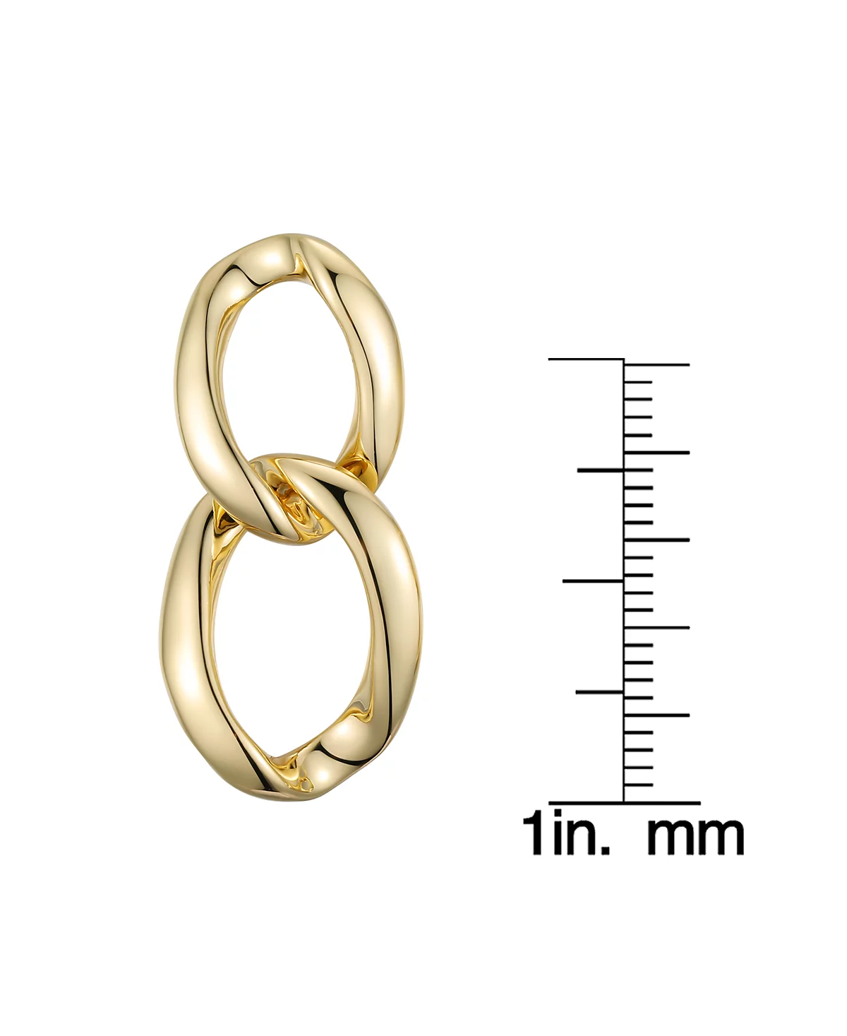 Macys Double Loop Dangle Earrings 5690₽