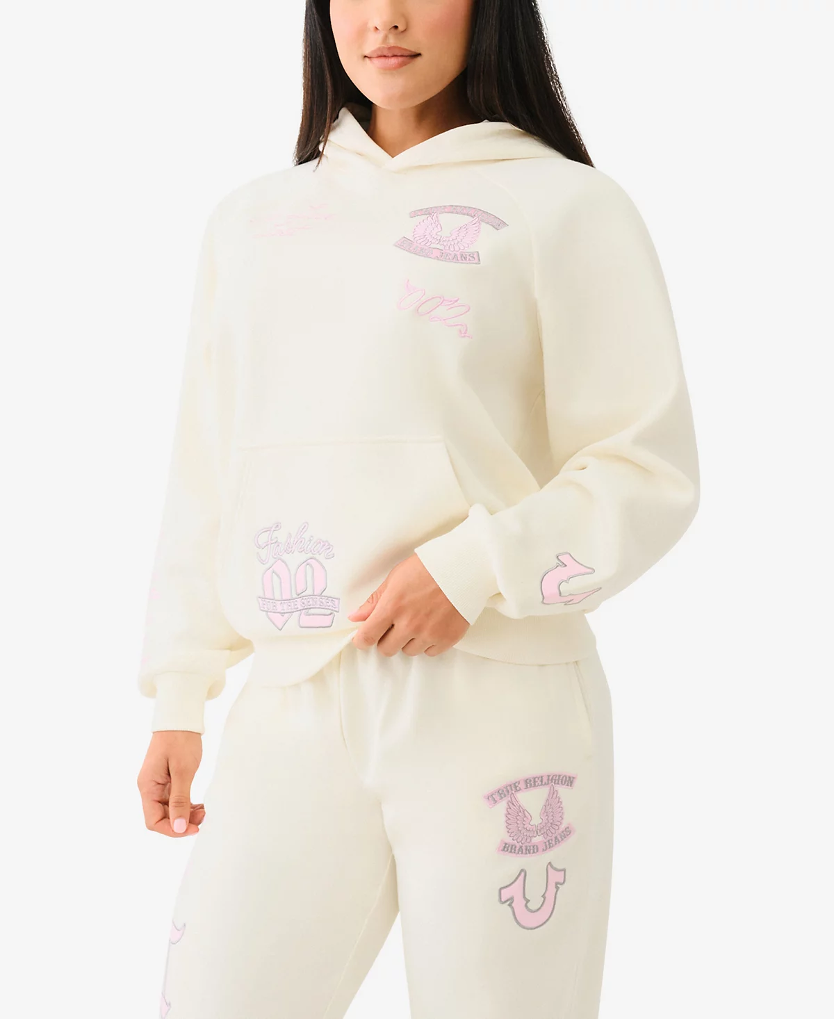 True Religion Womens Branded Boyfriend Hoodie 22690₽