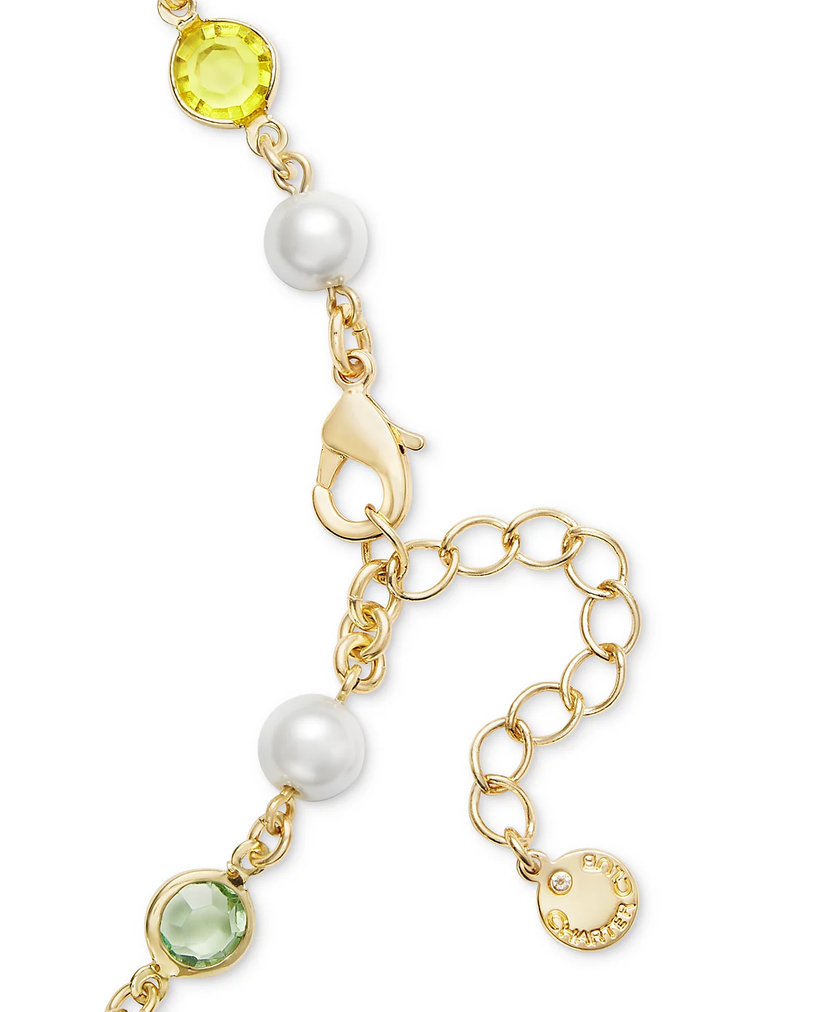 Charter Club Gold-Tone Stone - Imitation Pearl Strand Necklace 42 2 extender Exclusively at Macys 7490₽