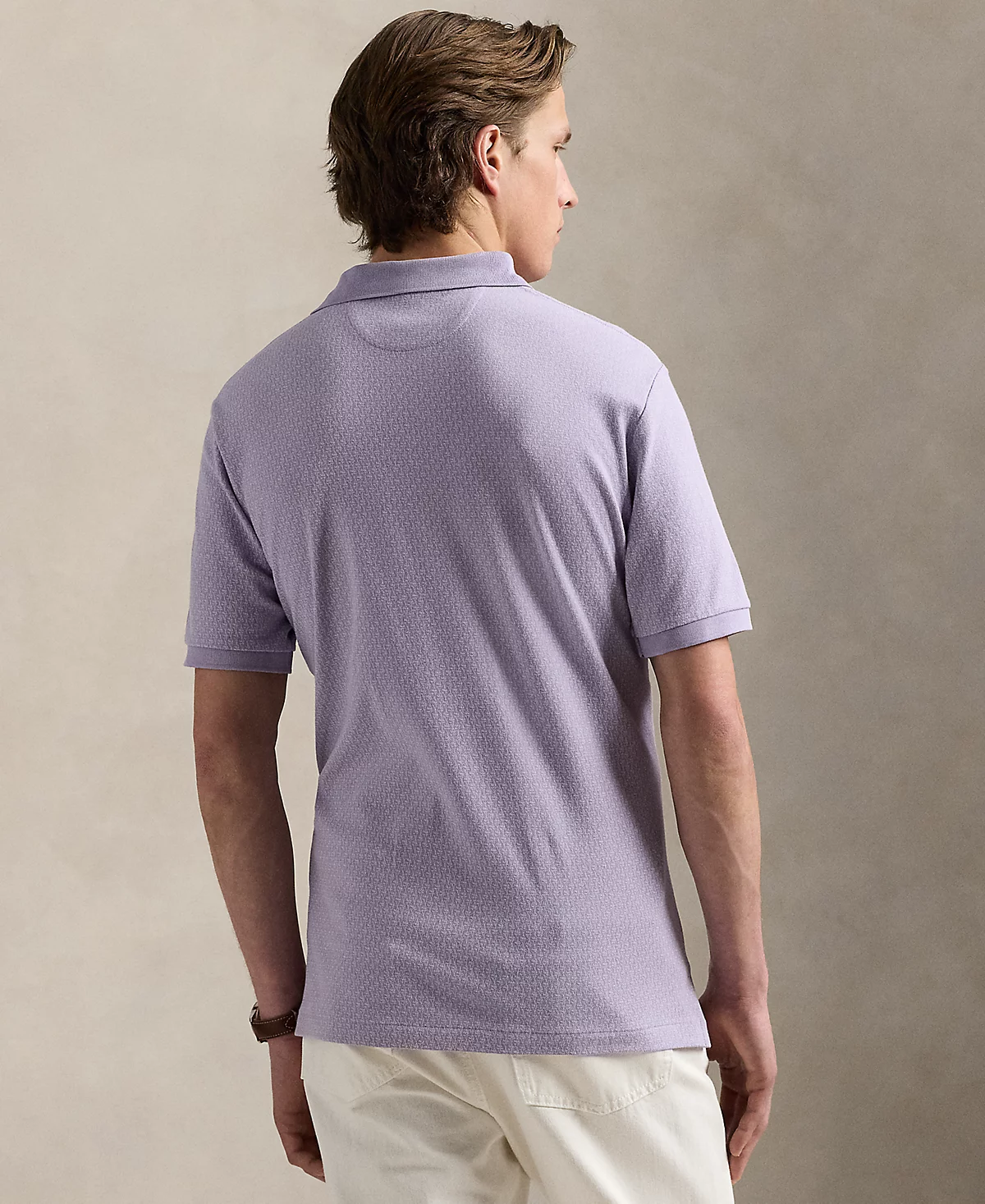 Мужская рубашка поло из эластичной сетки классического покроя от Polo Ralph Lauren