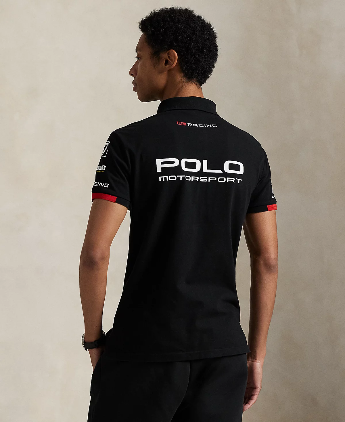Мужская рубашка поло Polo Ralph Lauren из эластичной сетки, сшитая на заказ по индивидуальному заказу