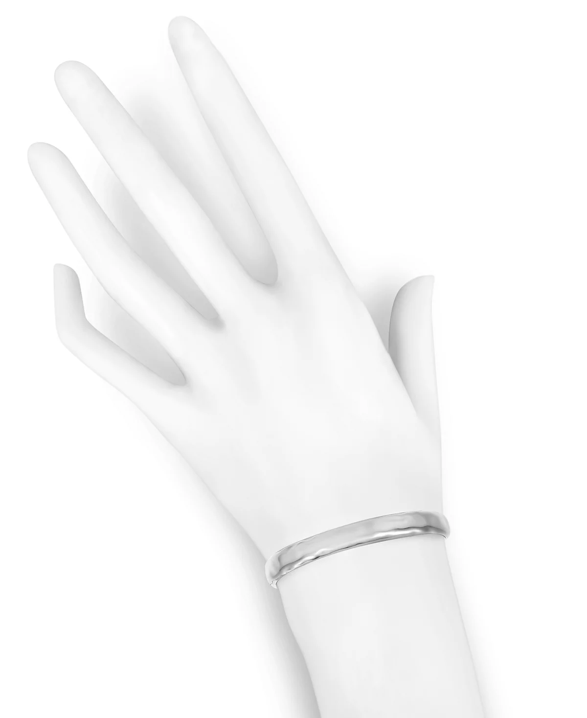 Style - Co Silver-Tone Hammered Slider Bracelet Exclusively at Macys 2990₽