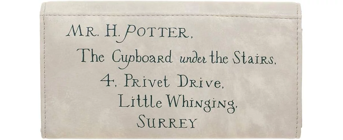 Hogwarts Letter w/ Crest Seal One Size Fits Most Faux Leather Wallet