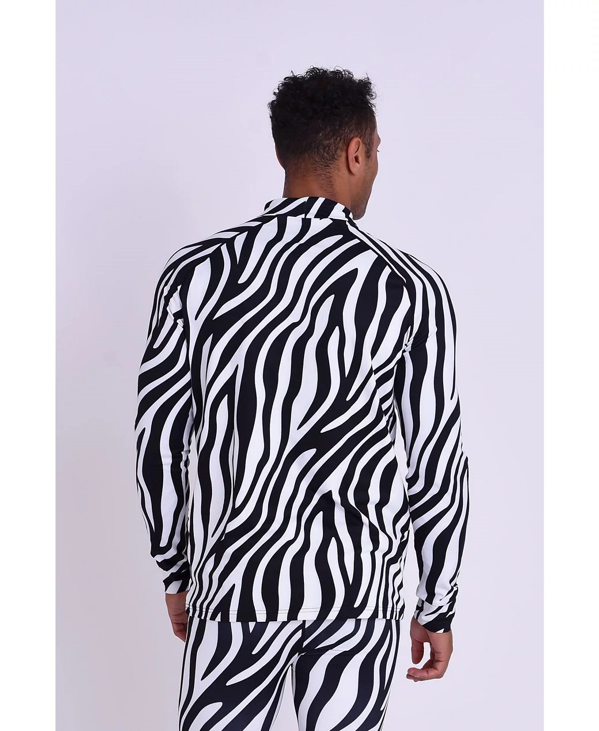 OOSC Mens Baselayer Top - Hotel California Zebra Print 15690₽