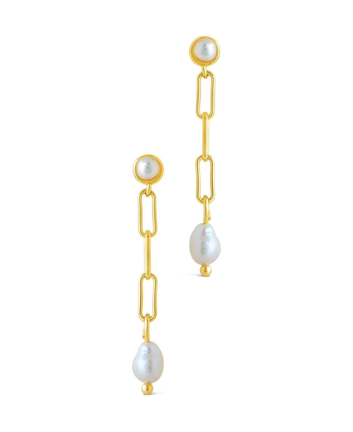Sterling Forever Fayelynn Mother of Pearl Chain Drop Earrings 7190₽