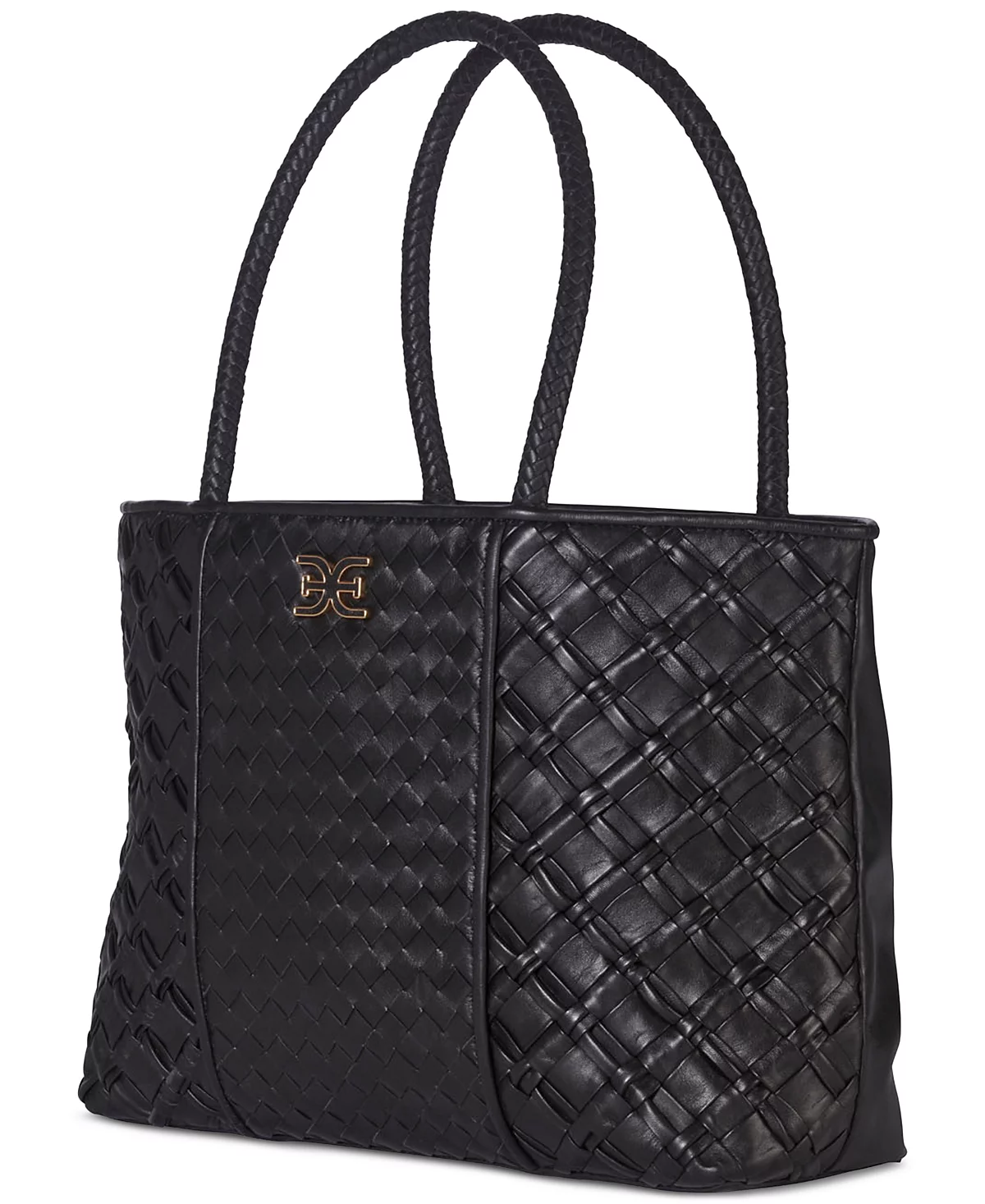 Sam Edelman Evelyn Large Woven Leather Tote 42390₽