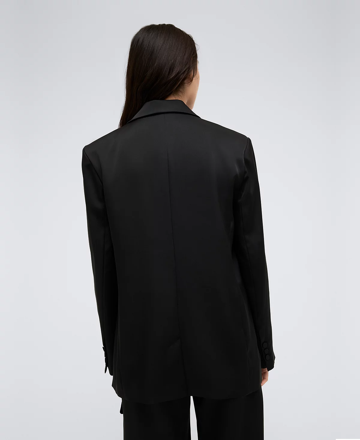 Kenneth Cole Womens One-Button Notch-Collar Satin Jacket - High-Rise Satin Double Cargo Pants 13590₽