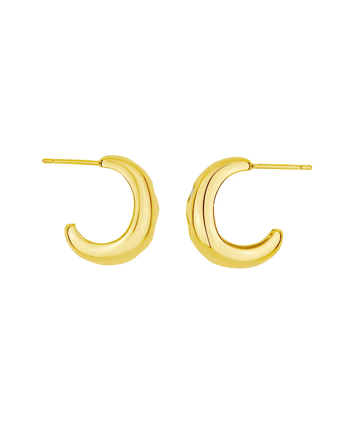 And Now This Cubic Zirconia 3 Stone Hoop Earrings 4590₽