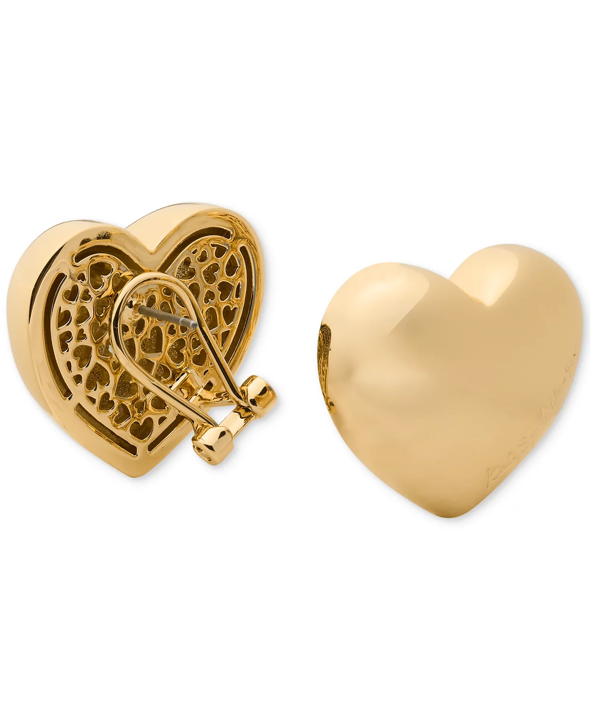 Kate Spade New York Red Enamel Logo Heart You Statement Stud Earrings 11190₽