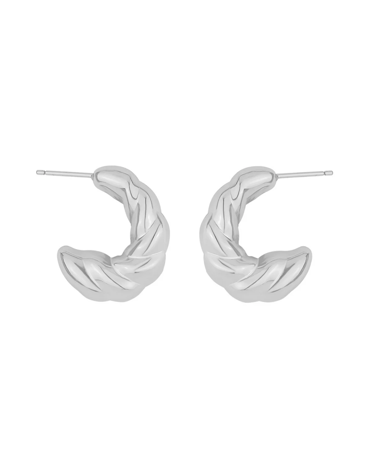 And Now This Twist Shrimp Hoop Earrings