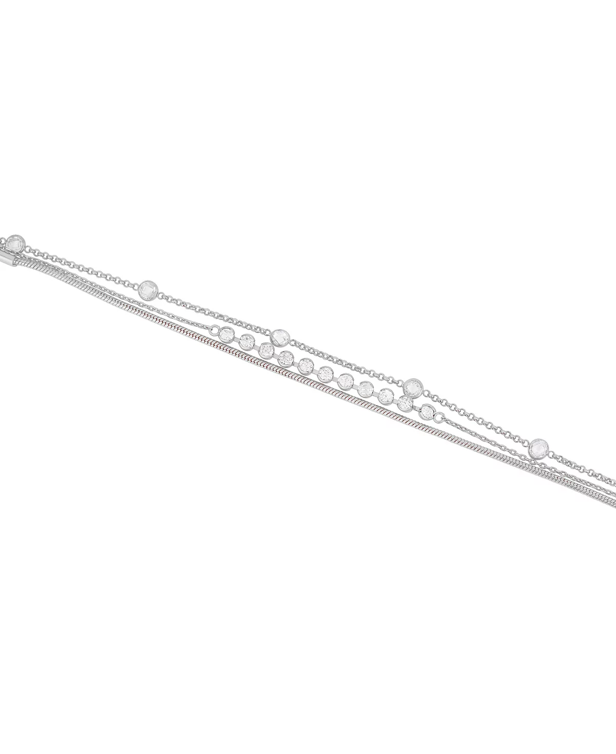 And Now This Cubic Zirconia Triple Row Bracelet 5690₽