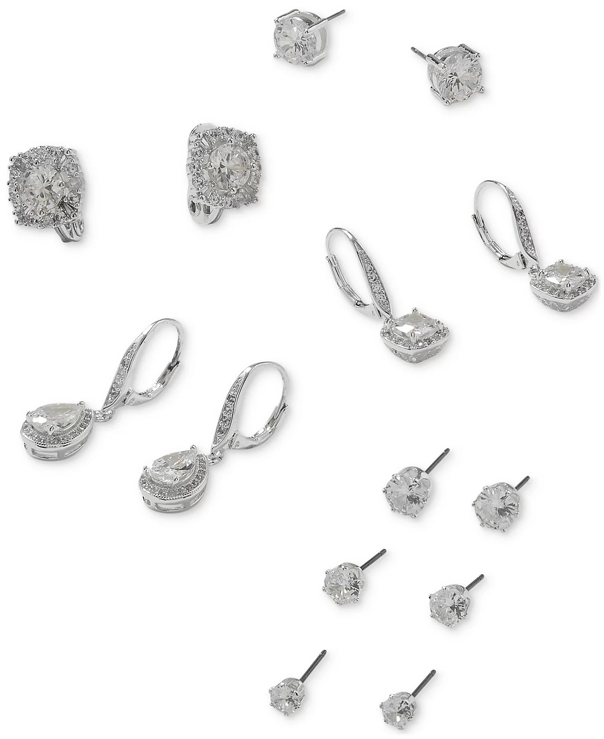 ANNE KLEIN PAVE CRYSTAL DROP EARRINGS 3790₽
