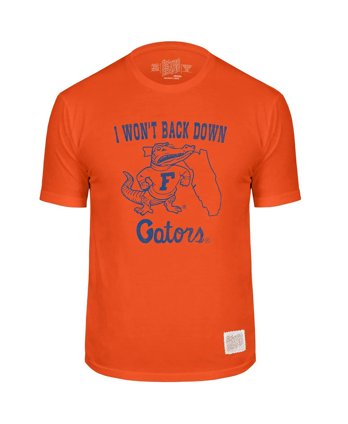 Original Retro Brand Men's Tom Petty Orange Florida Gators Retro T-Shirt