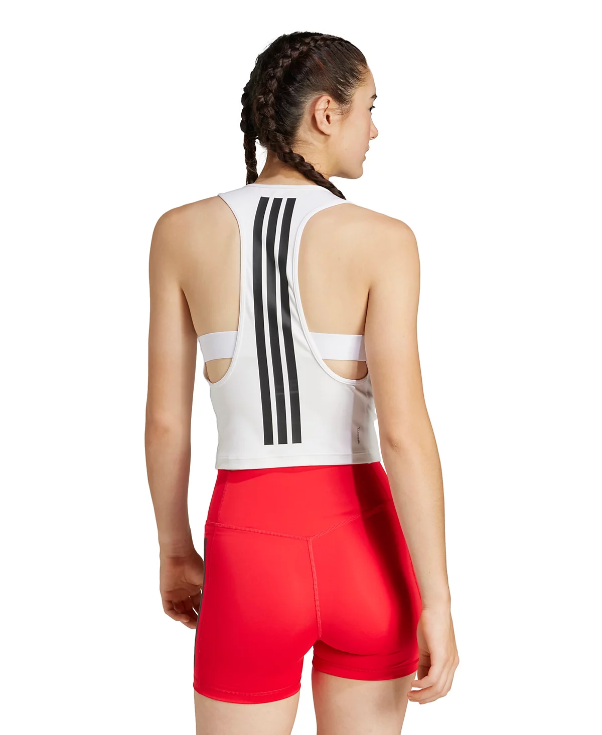 Женский тренировочный топ Adidas Power Racerback с 3 полосками