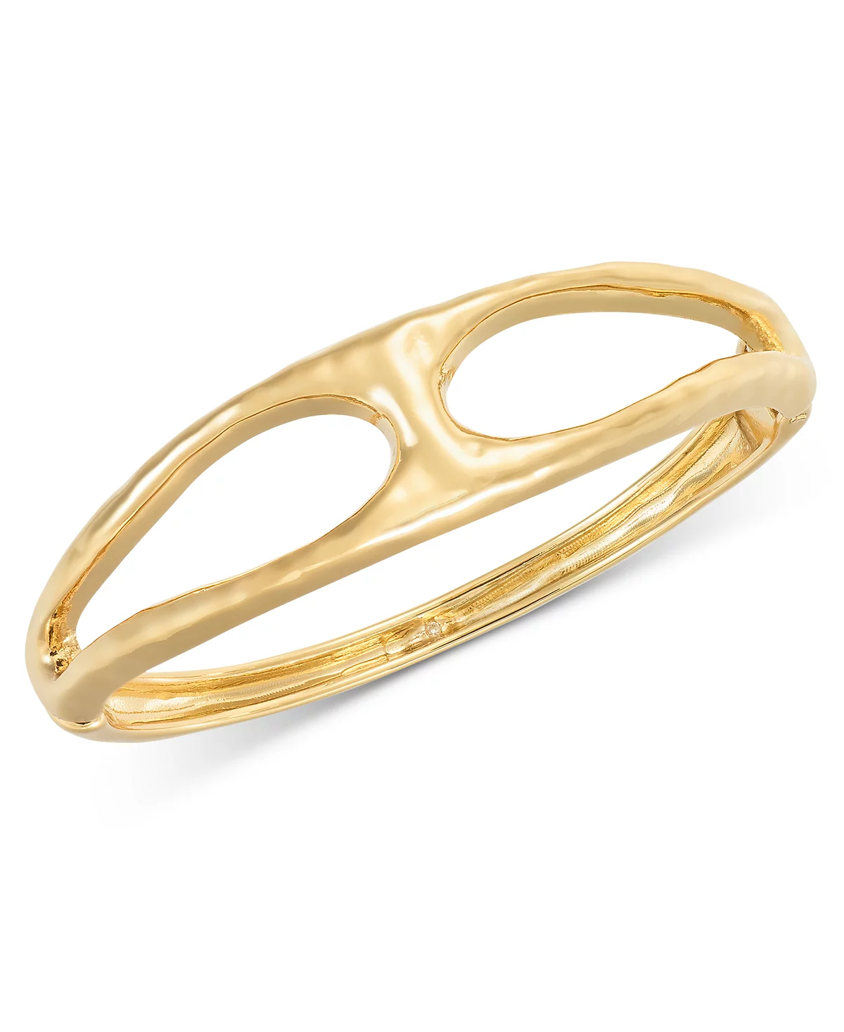 Style - Co Gold-Tone Hammered Openwork Bangle Bracelet Exclusively at Macys 4490₽