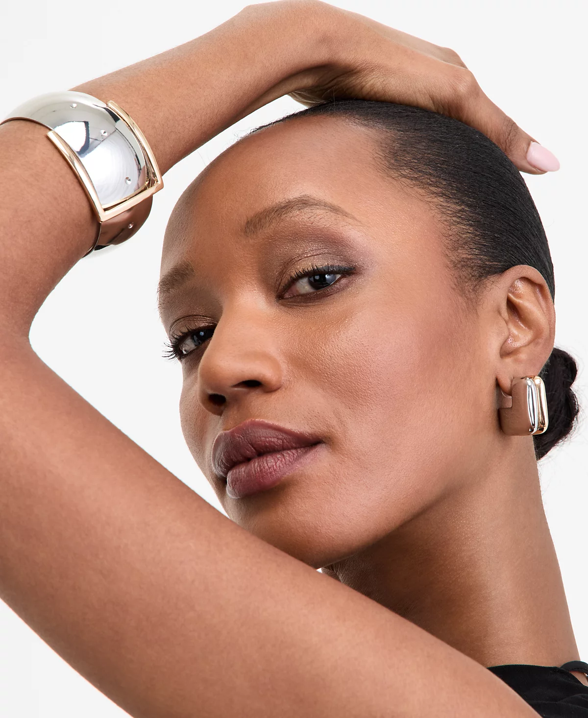 INC International Concepts Two-Tone Buckle Cuff Bracelet Exclusively at Macys 5990₽