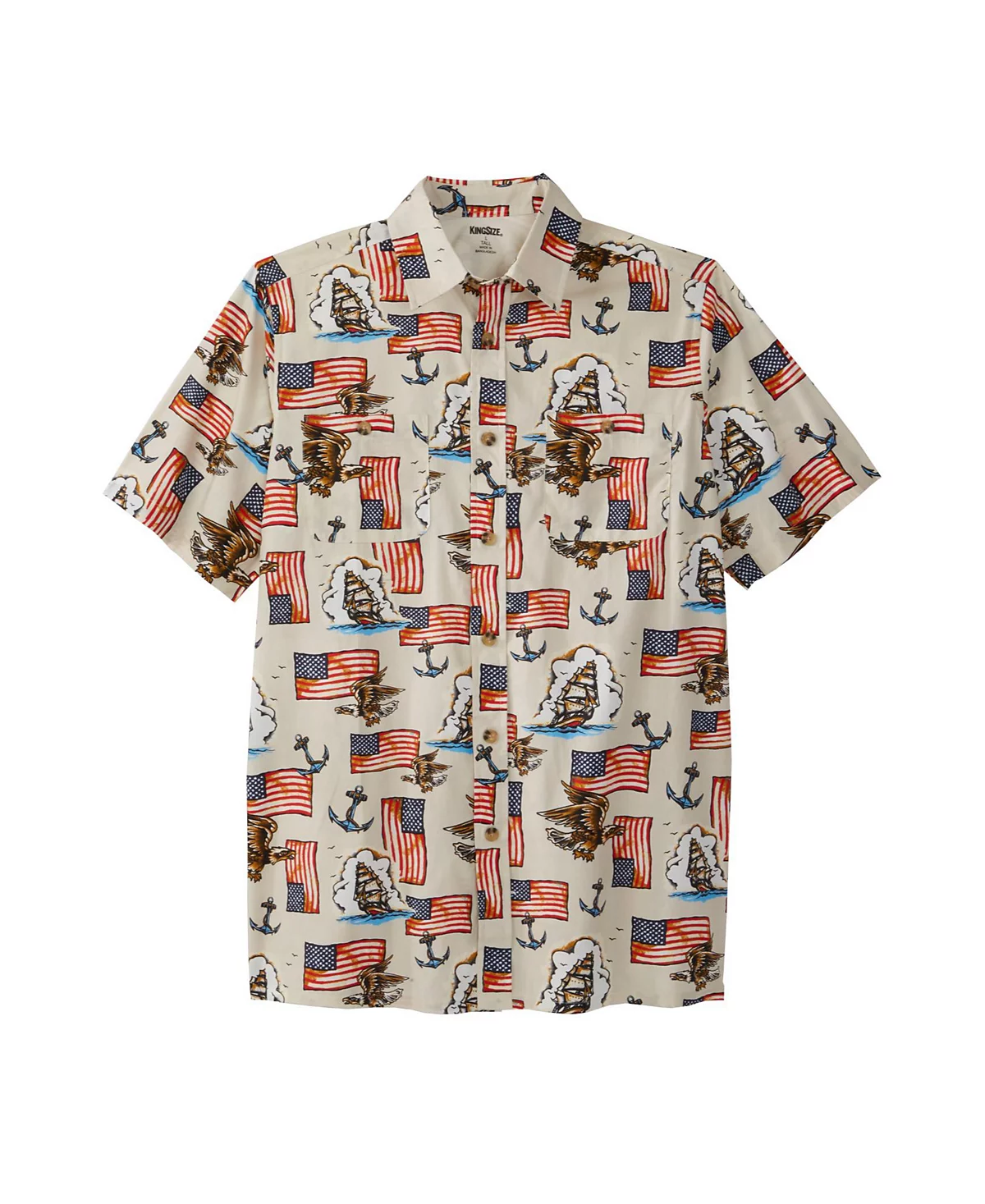 KingSize Big - Tall Short Sleeve American Sport Shirt 9890₽