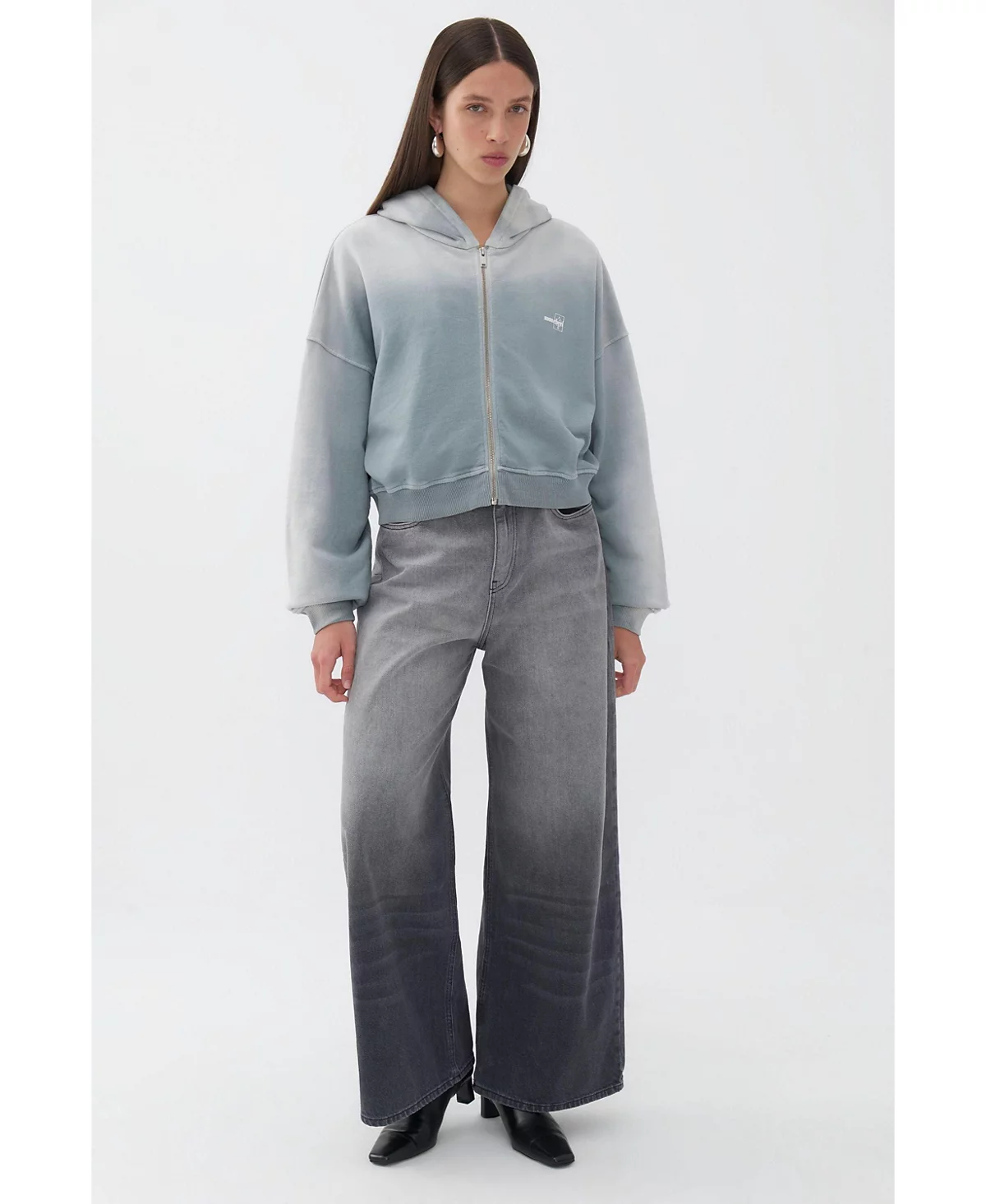 NOCTURNE Women's Gradient Hooded Sweatshirt