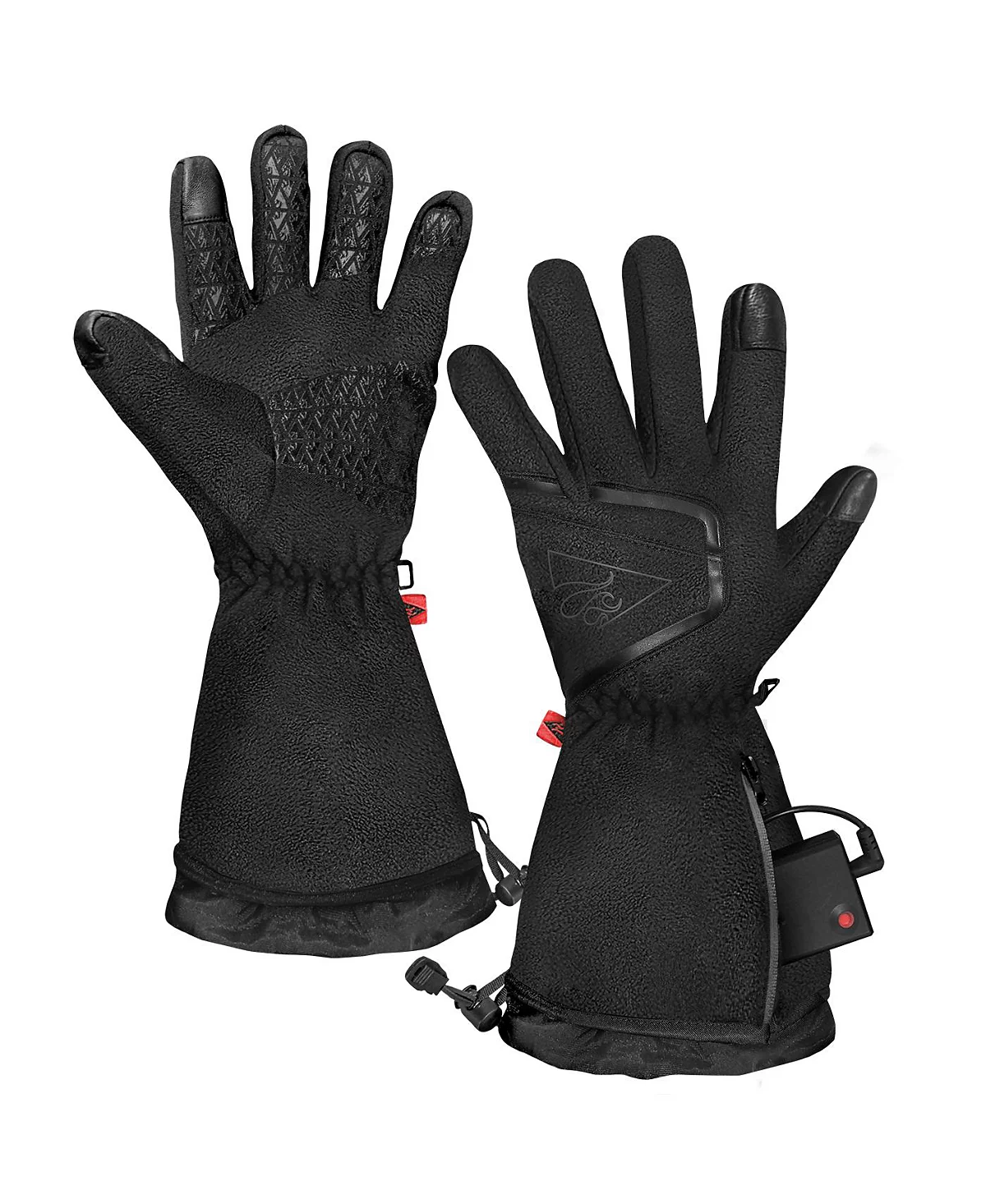 ActionHeat AA Battery Heated Fleece Gloves 2.0 - Women's - Black - S/M