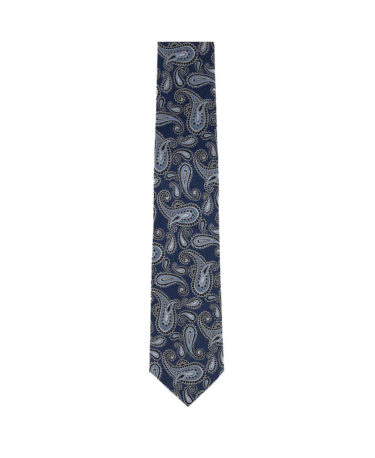 TRAFALGAR Men's Wharton Wavy Paisley Silk Novelty Necktie