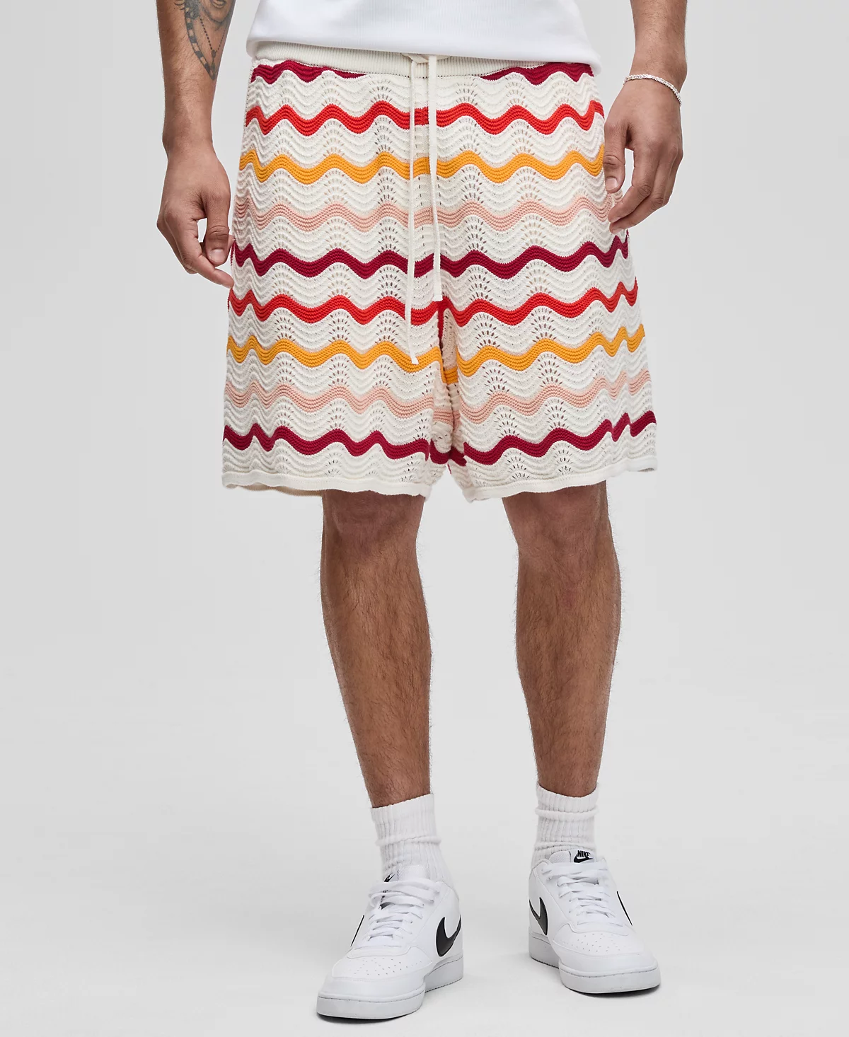 Mode of One Mens Gradient Zig-Zag Pull-On Shorts Exclusively at Macys 8090₽