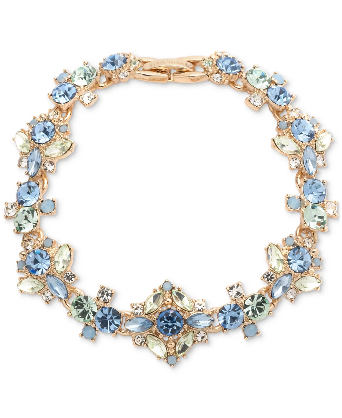 Marchesa Gold-Tone Multi-Stone Flex Bracelet