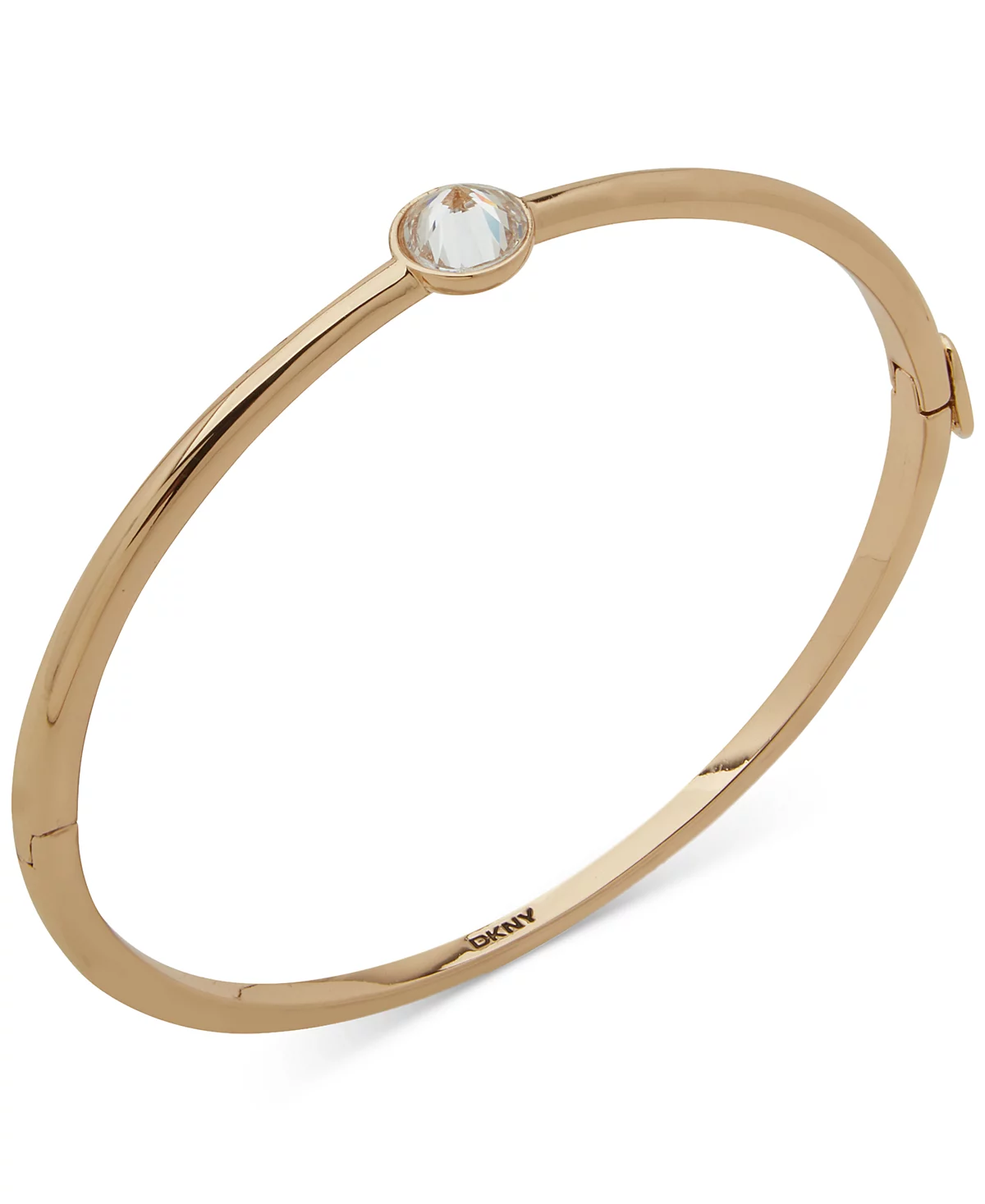 DKNY Crystal Spike Stone Bezel Polished Bangle Bracelet 9090₽