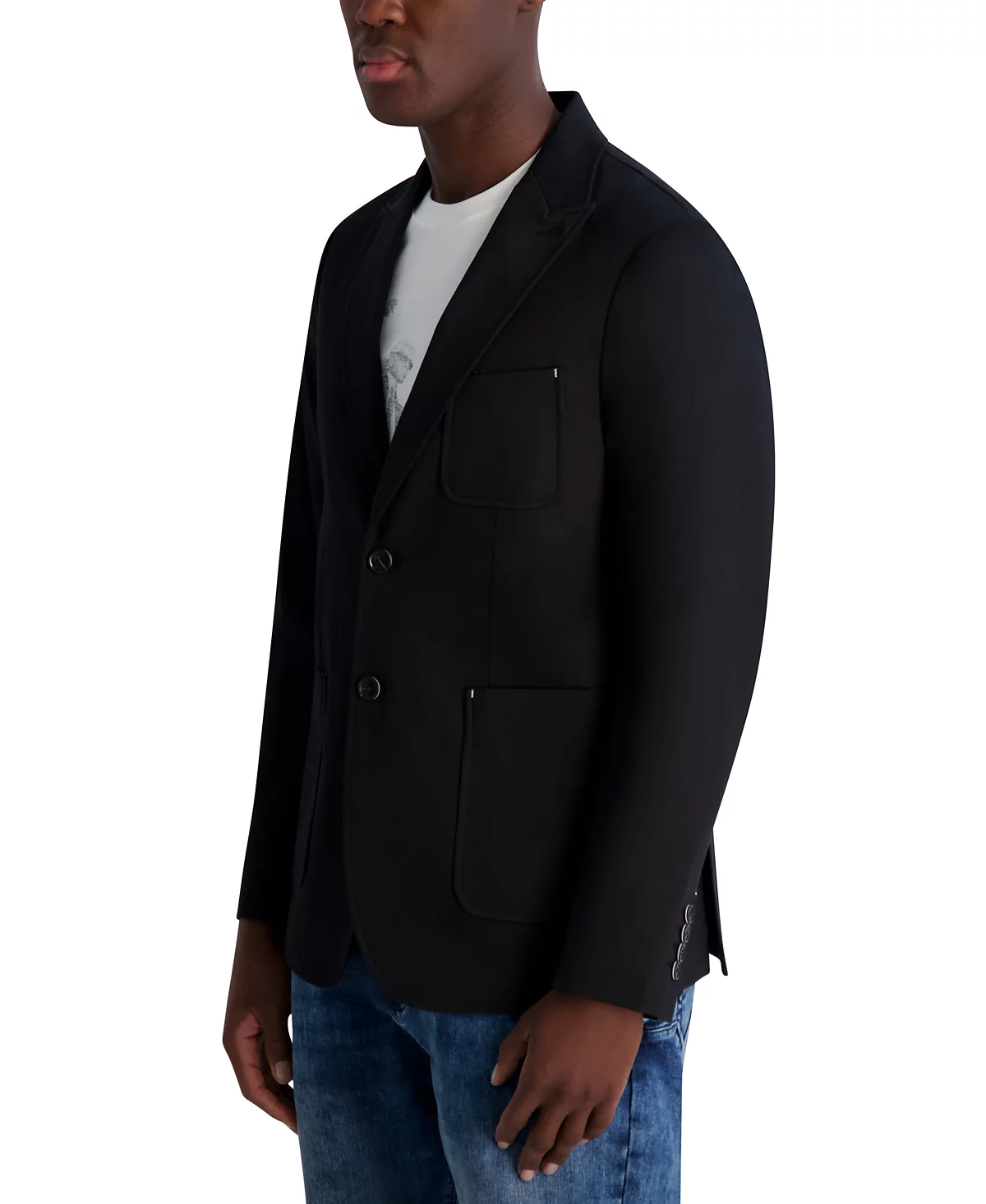 Karl Lagerfeld Paris Mens Unconstructed Twill Jacket 32190₽