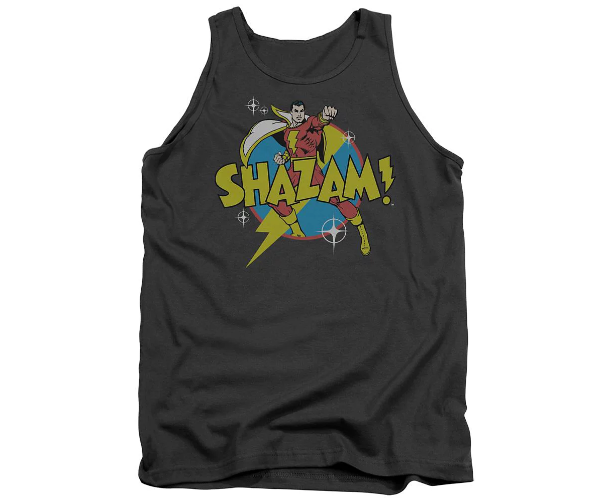 Dc Shazam Mens DC Comics Shazam Power Bolt Adult Tank Top