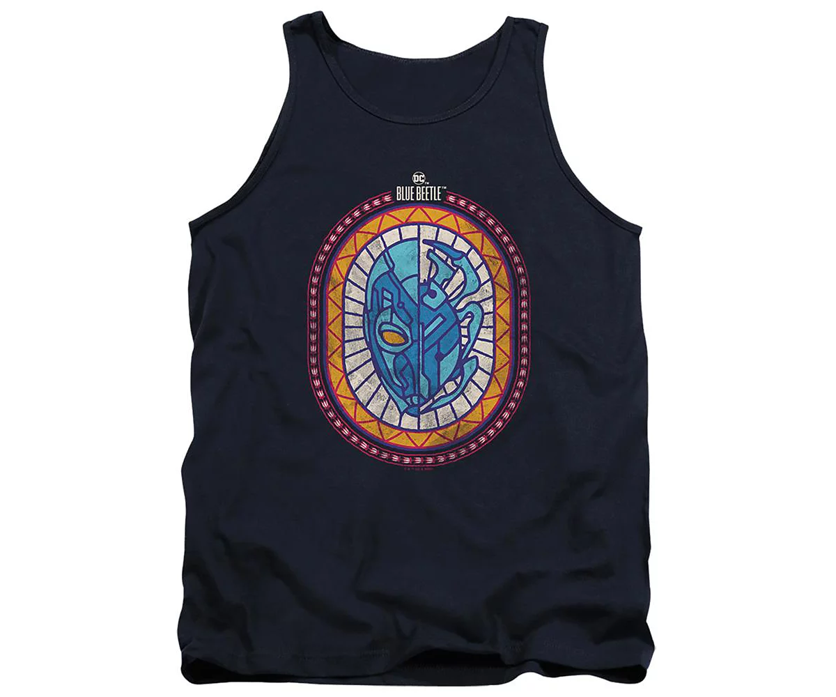 Blue Beetle Mens Reyes Courage Adult Tank Top