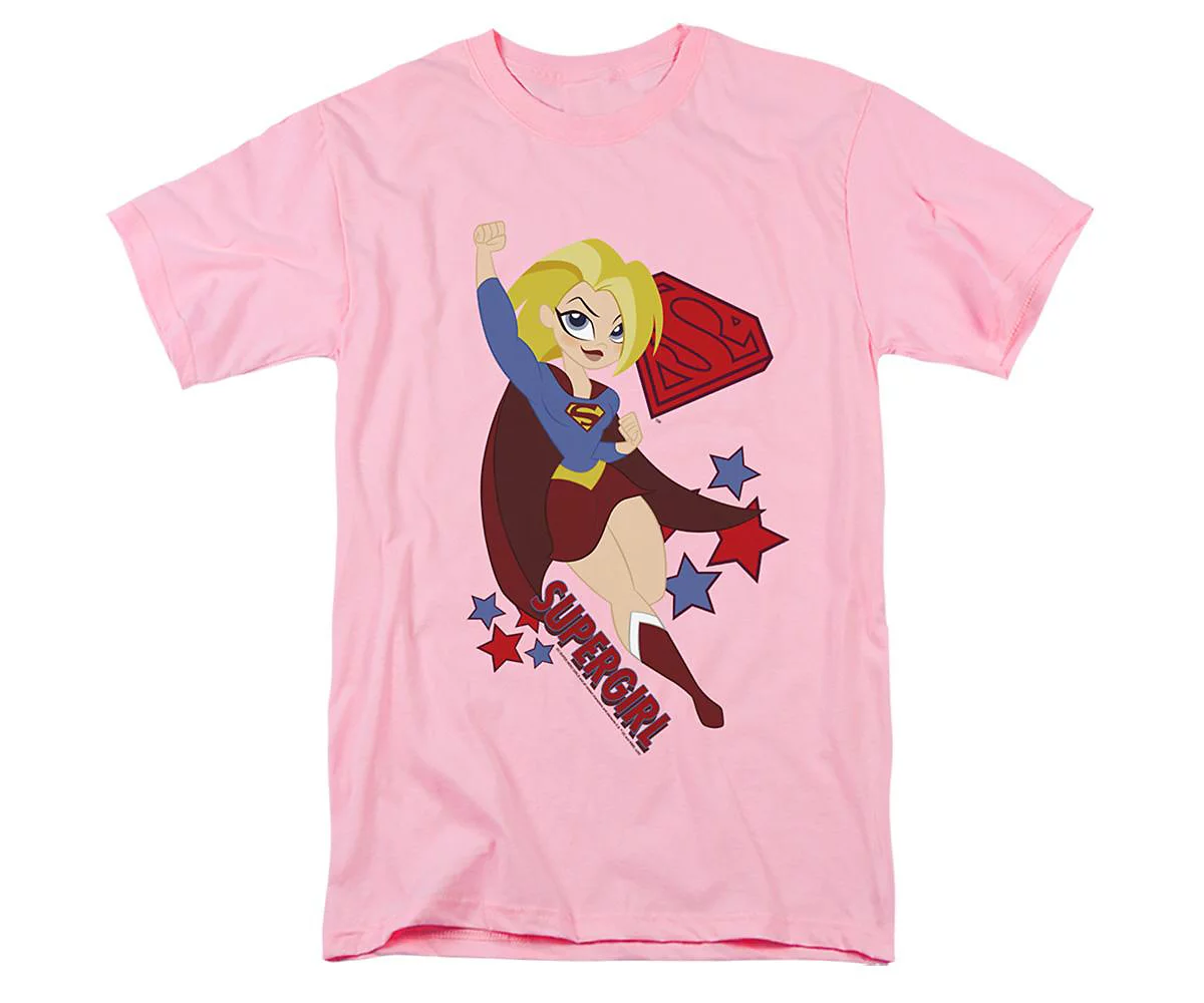 DC Wonder Woman Mens Dc Superhero Girls DC Comics Superhero Girls Supergirl Short Sleeve Adult Tee T-Shirt 5190₽