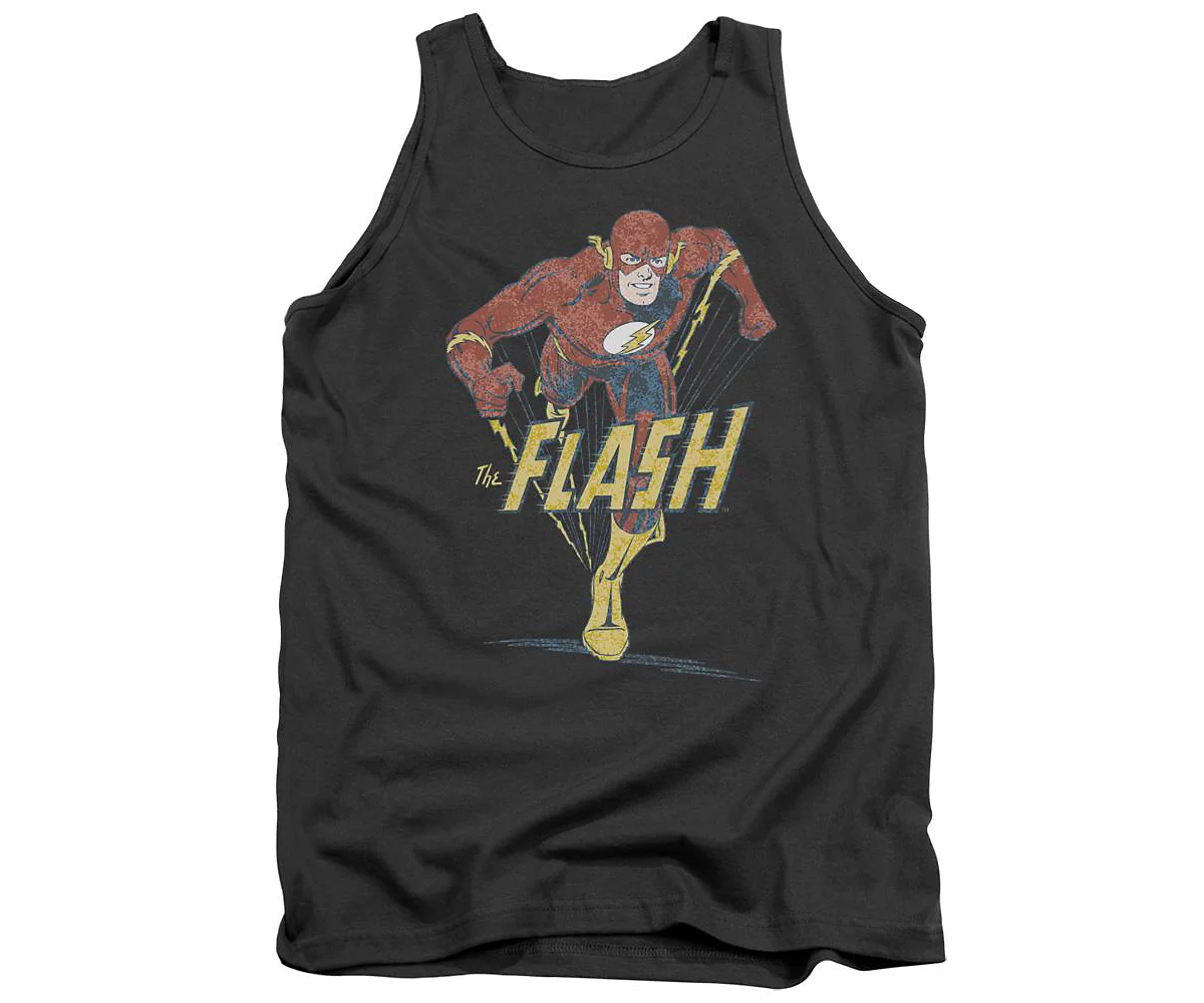 Dc Flash Mens DC Comics Flash Desaturated Flash Adult Tank Top 5390₽